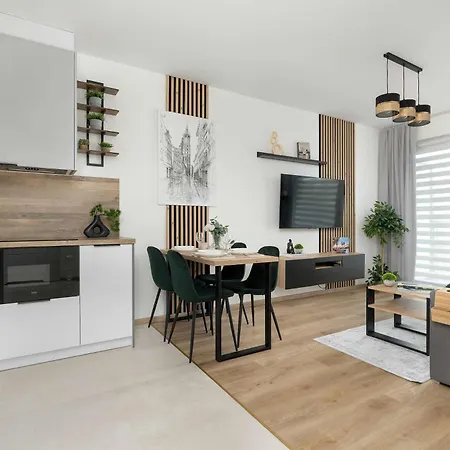 Modny Z Parkingiem I Balkonem By Renters Lägenhet *